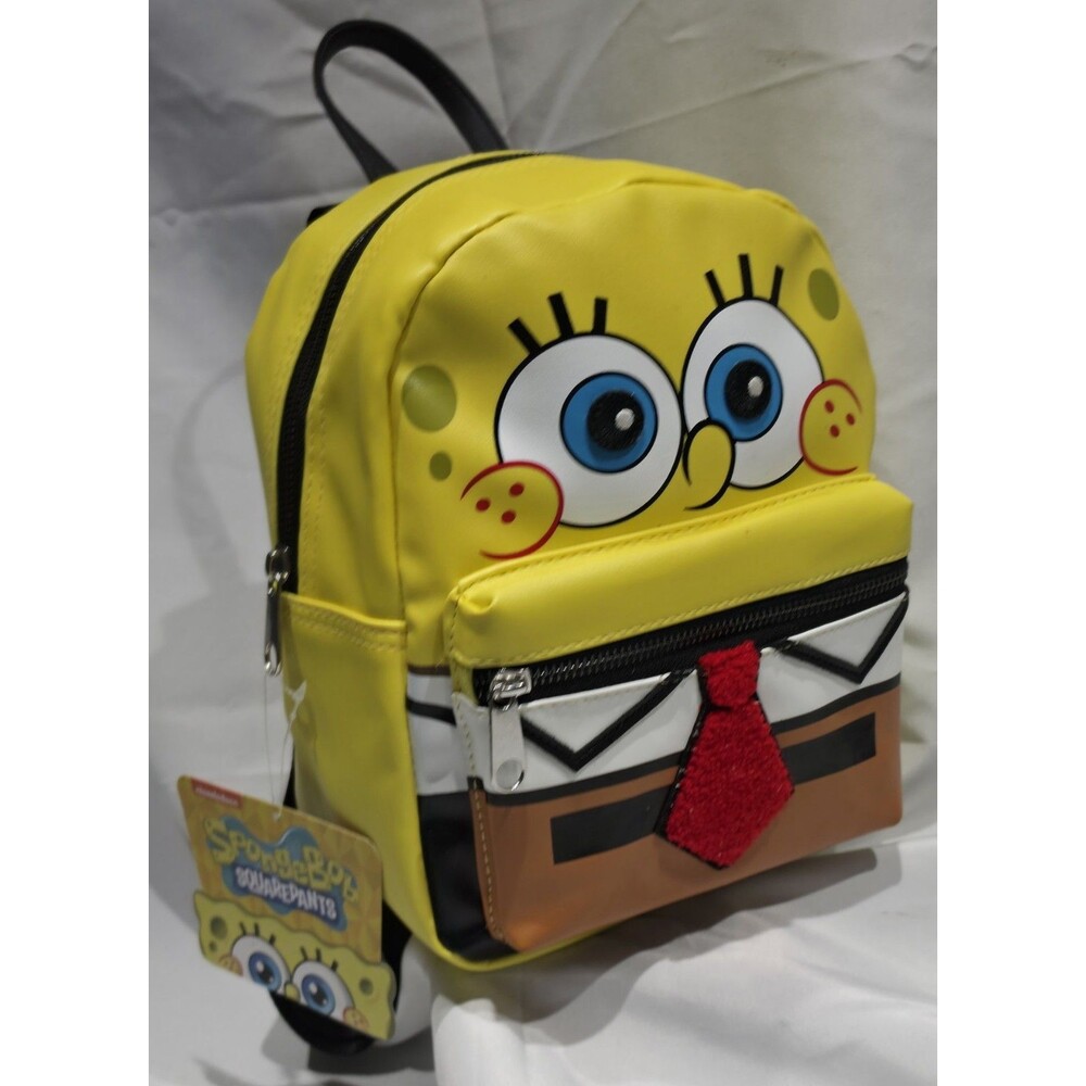 SpongeBob SquarePants Mini Backpack Front Zipper Pocket